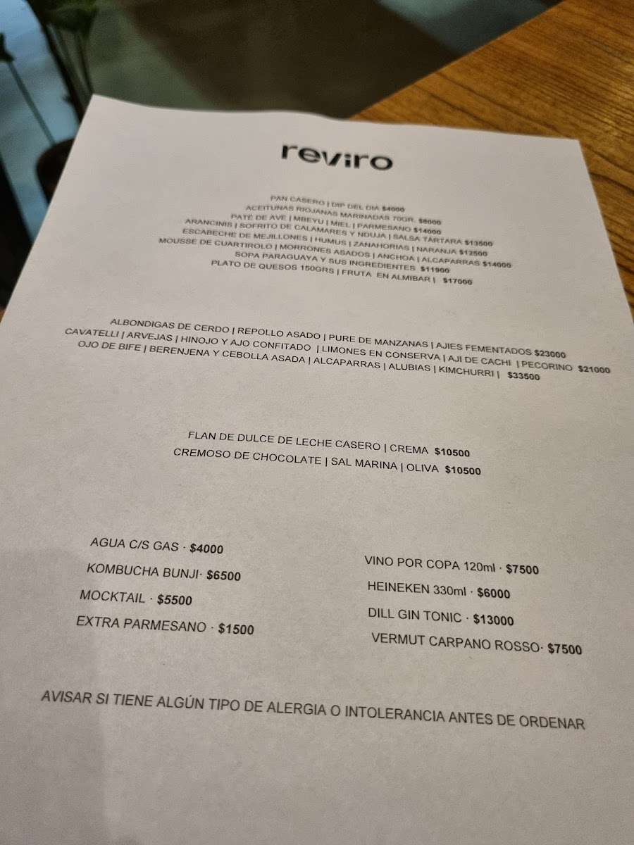 Menu Reviro Restaurant-2